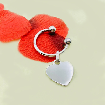 Cornici in argento: Portachiavi Cuore in Argento 925